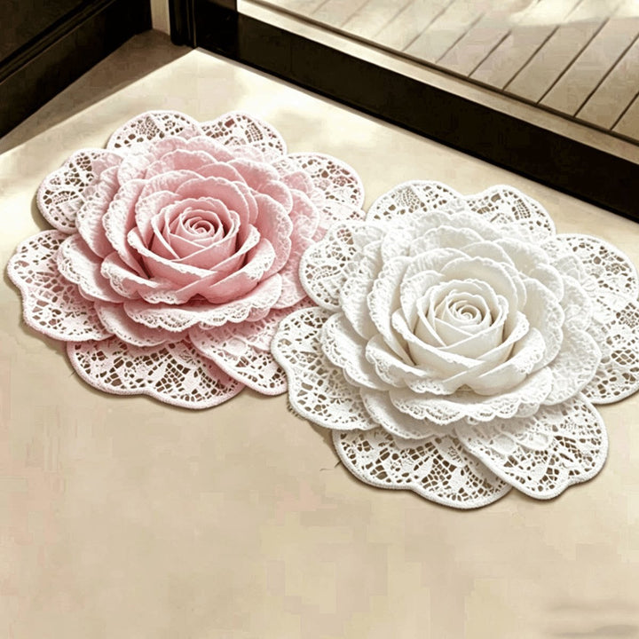 Floral Embellished Area Rug