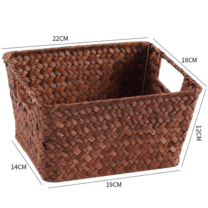 Unisex storage basket made of handwoven natural material Bowlift