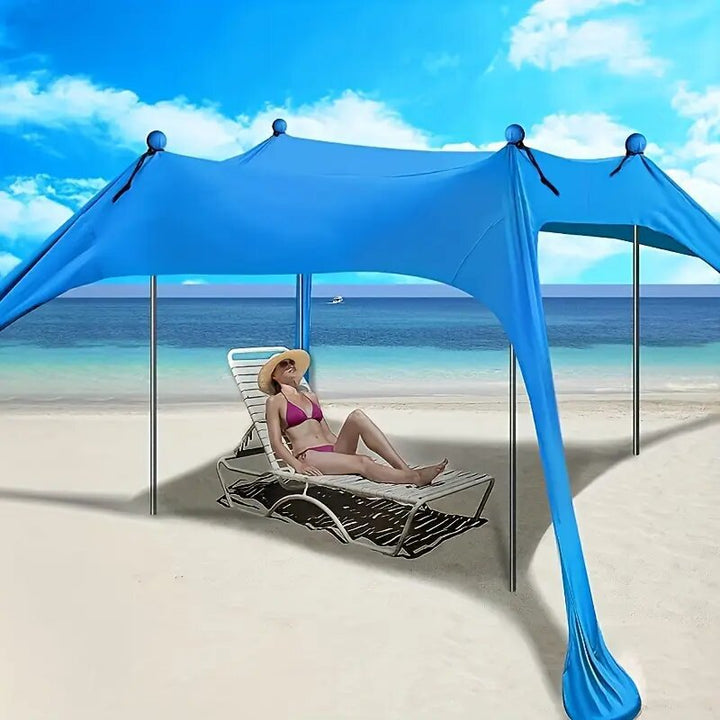 WoLightweight Sandproof Beach Blanket Bowlift