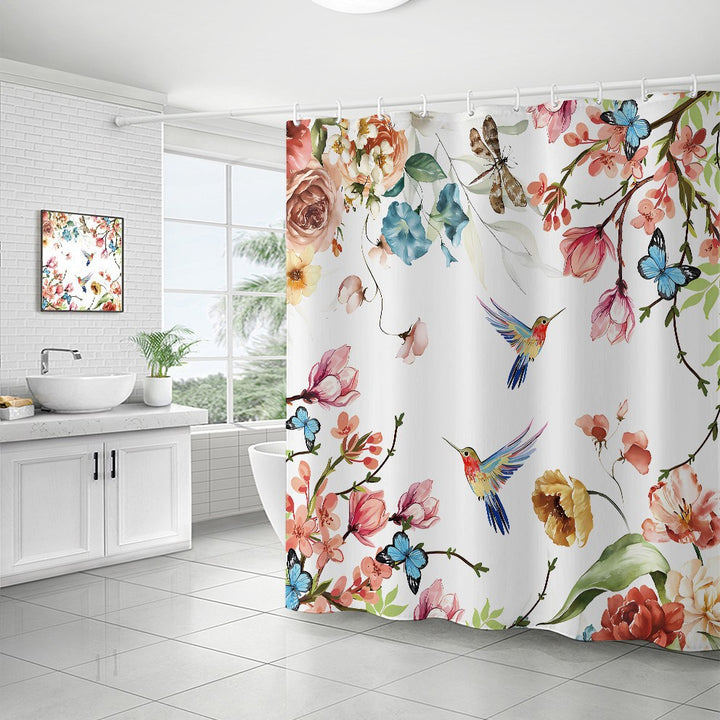 Nature-Inspired Shower Curtain Bowlift