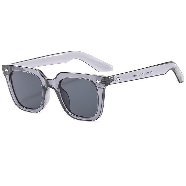 Ladies fashionable glasses with oversized, transparent frame Bowlift