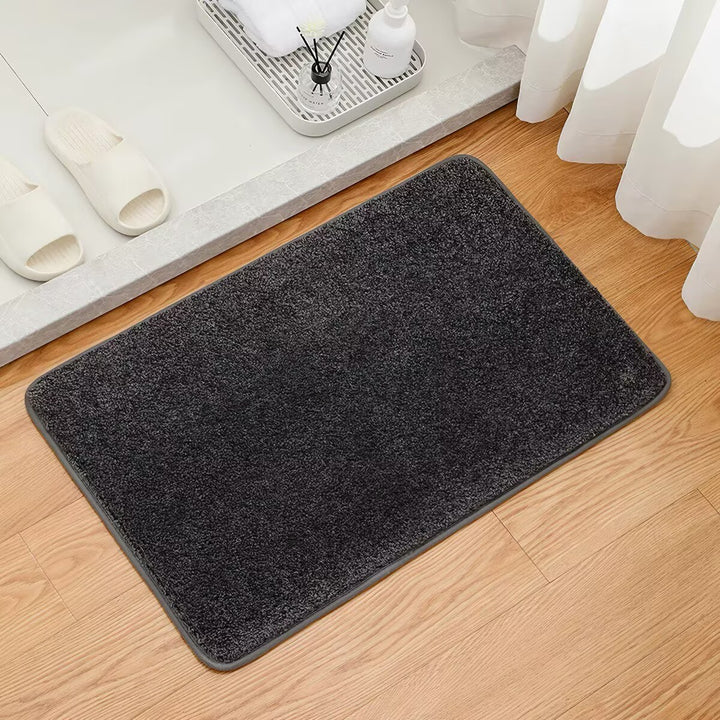 Plush Bathroom Rug Bowlift
