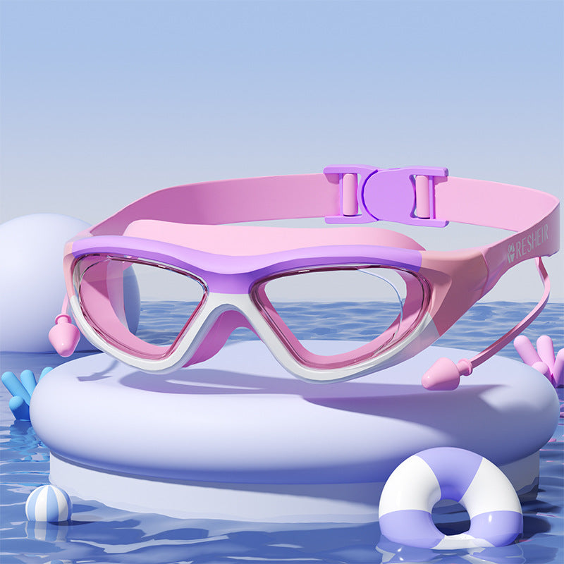 Anti-Fog Swim Goggles with UV Protection Bowlift