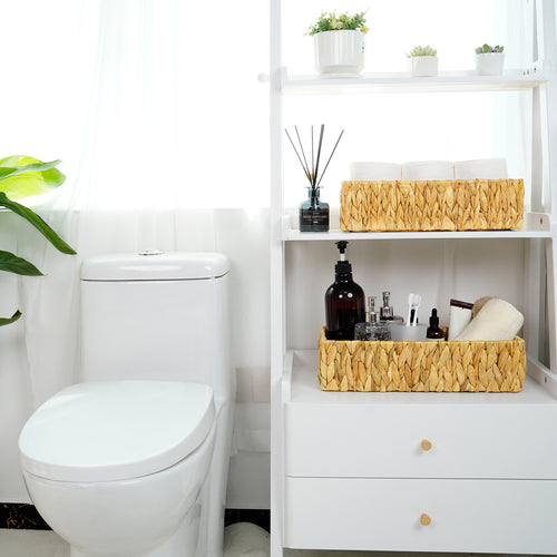 Handwoven Natural Fiber Storage Tray Bowlift