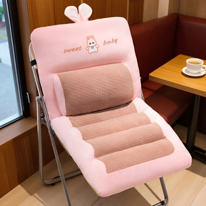 Ergonomic relaxation cushion with soft surface texture Bowlift