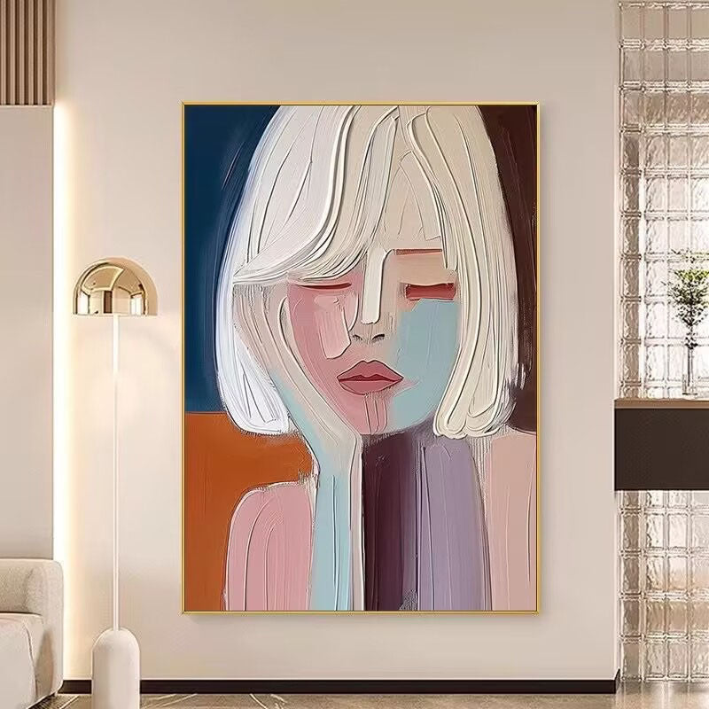 Abstract Portrait Canvas Art