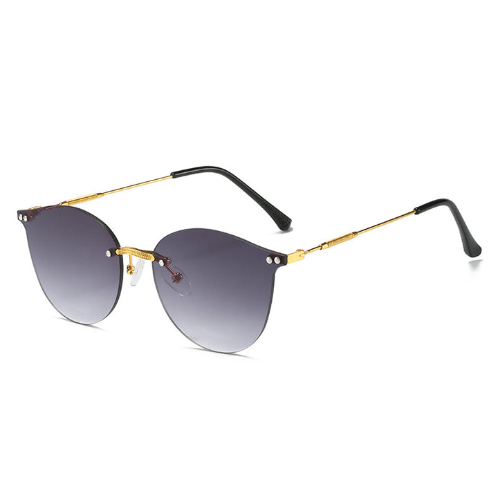 Women's fashionable sunglasses with innovative metal frame and flexible nose pads Bowlift