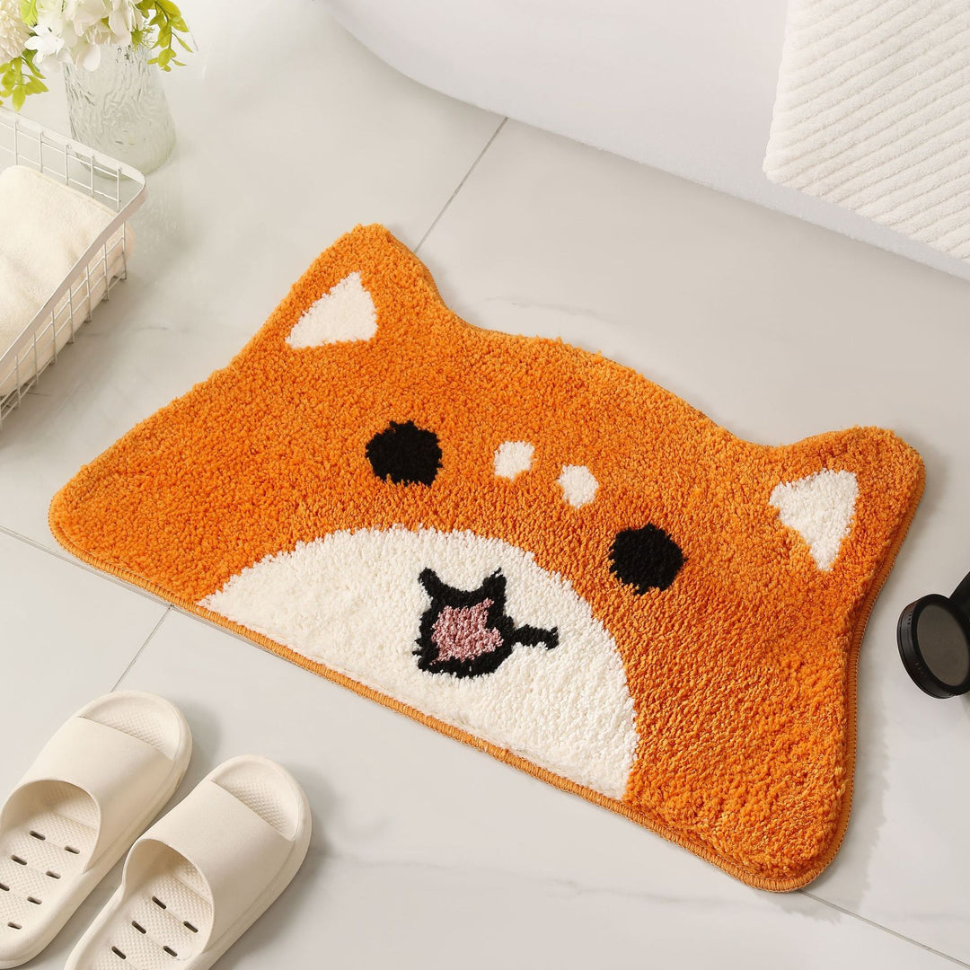 Playful Cartoon Bath Mat Bowlift