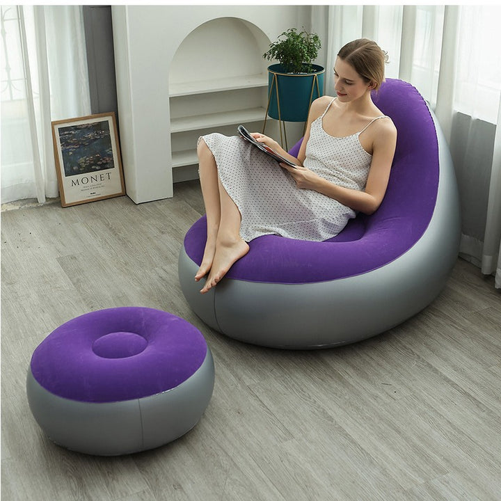 Women's Inflatable Comfort Sofa with Ergonomic Backrest Bowlift