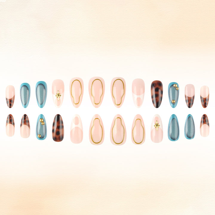 Elegant Gel Press-On Nail Set Bowlift