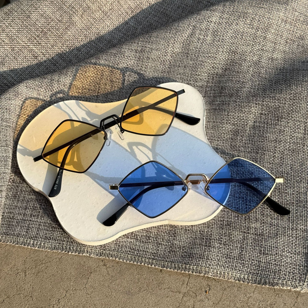 Geometric Frame Sunglasses Bowlift