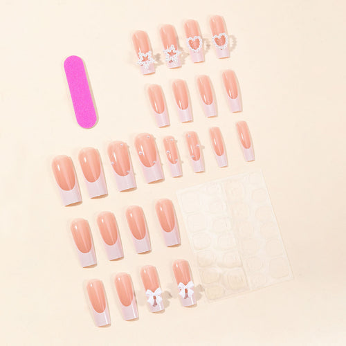 Elegant 3D Decorative Acrylic Nail Art Extensions Bowlift
