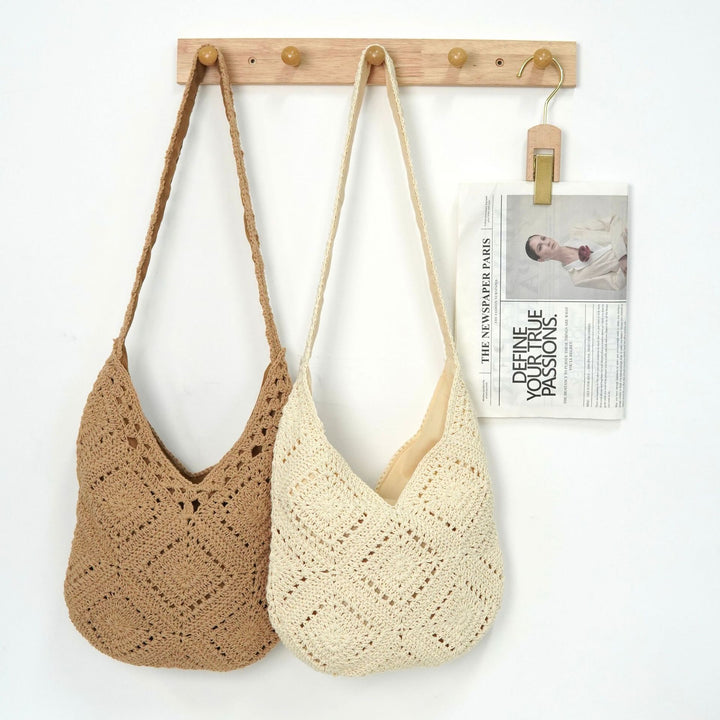 Hand-knotted shoulder bag Bowlift