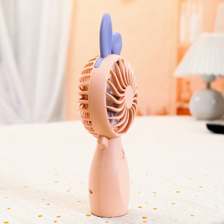 Ladies Portable Mini Hand Fan with Cute Design Bowlift