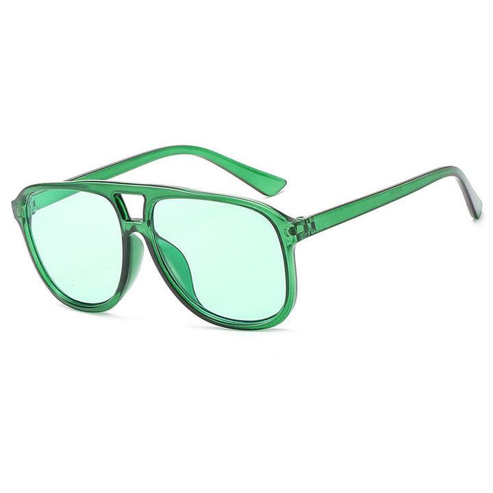 Women's fashionable sunglasses in transparent design with colored lenses Bowlift