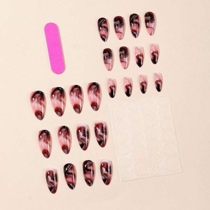 Artistic Gel Nail Design Bowlift