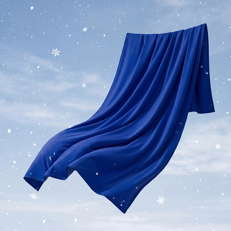 Ladies' soft flowing cashmere-like thermal scarf with anti-pilling and windproof inner side Bowlift