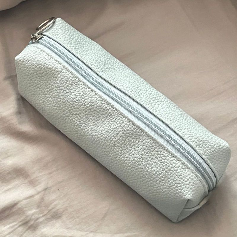 Textured Leather Pencil Case Bowlift