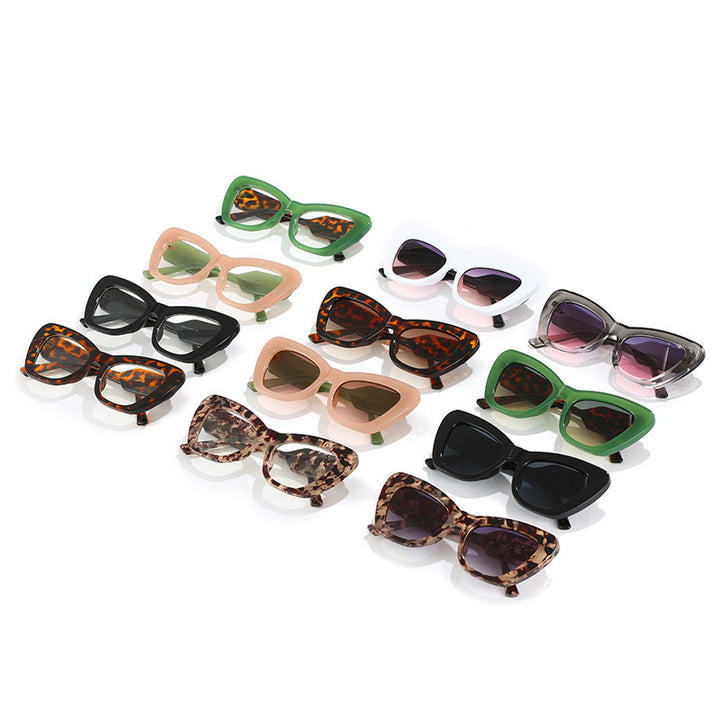 Fashion-Forward Geometric Frame Sunglasses Bowlift