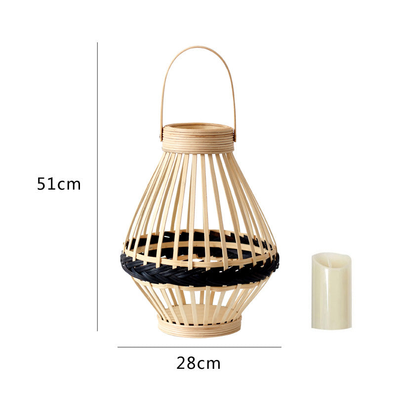 Decorative Rattan Lantern Bowlift