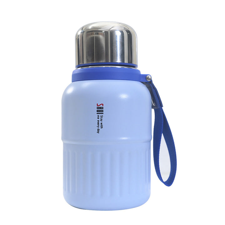 Ladies insulated bottle with removable tea strainer Bowlift