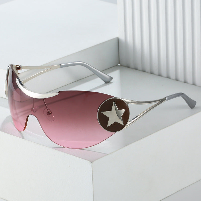 Futuristic Visor Shield Sunglasses Bowlift