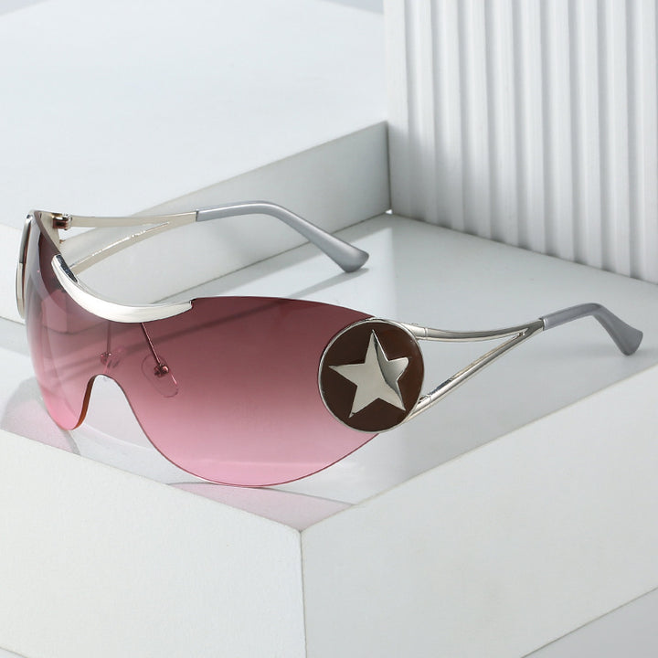 Futuristic Visor Shield Sunglasses Bowlift