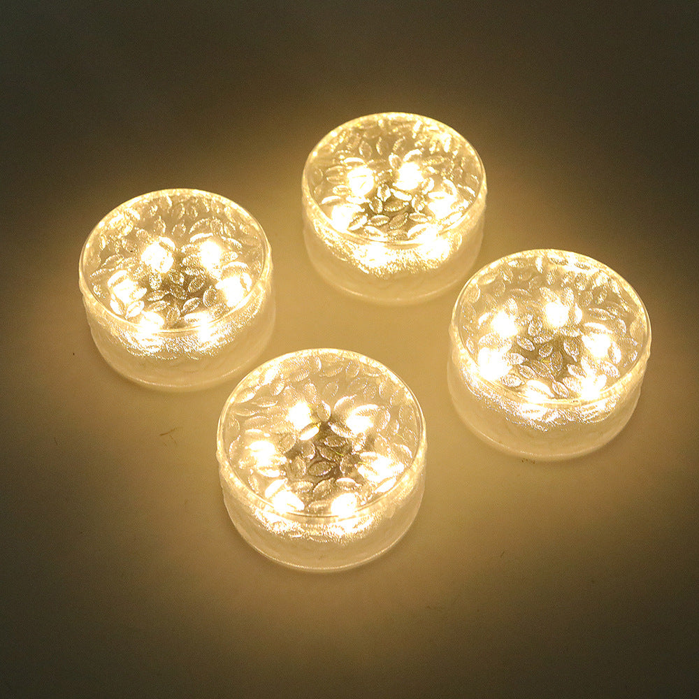 Frosted Glass In-Ground Solar Pathway LED Lights Bowlift