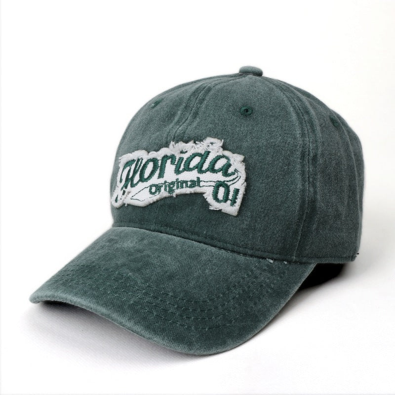 Women's Vintage-Inspired Cotton Baseball Cap Bowlift