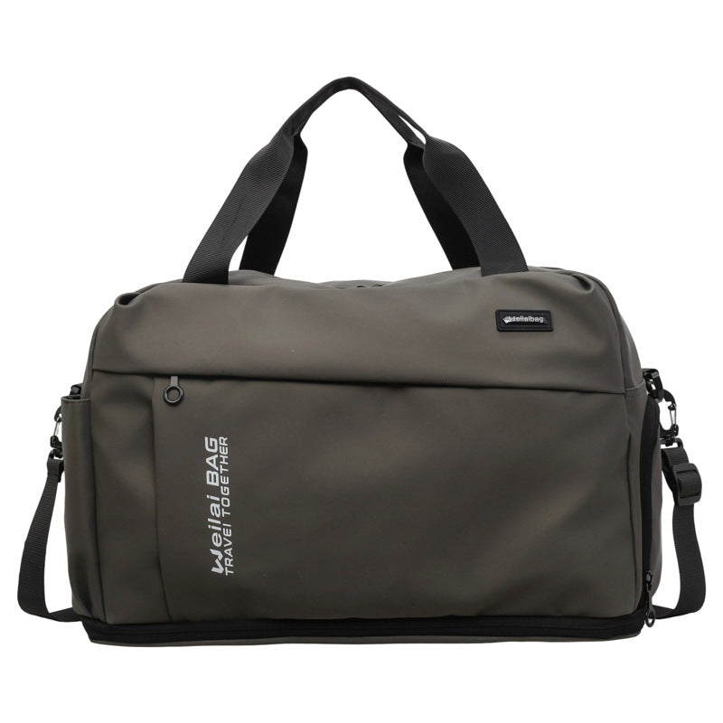 Travel and Sports Bag with Water-Repellent Material and Many Compartments Bowlift