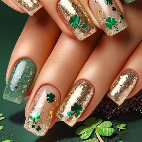 Glamorous Festive Press-On Nail Set Bowlift