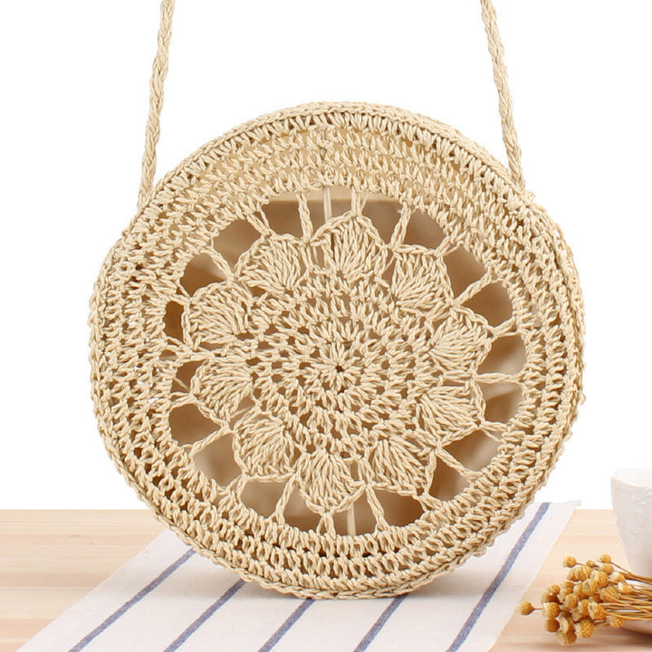 Round Macrame Shoulder Bag Bowlift