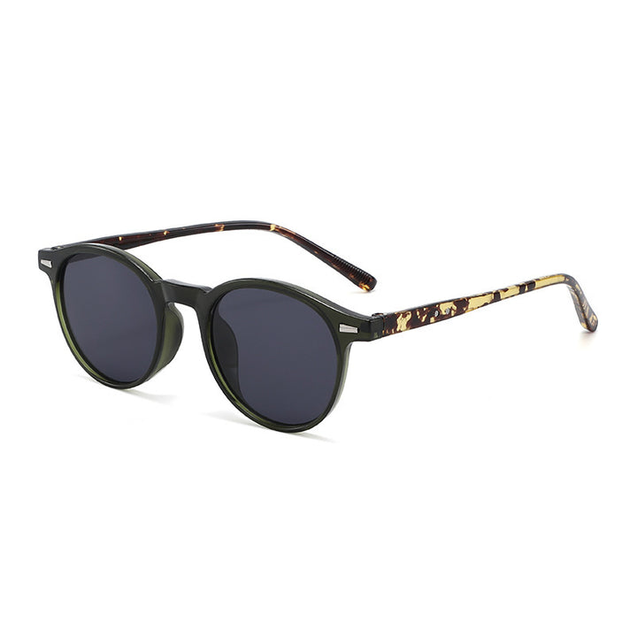 Stylish Round Frame Sunglasses Bowlift