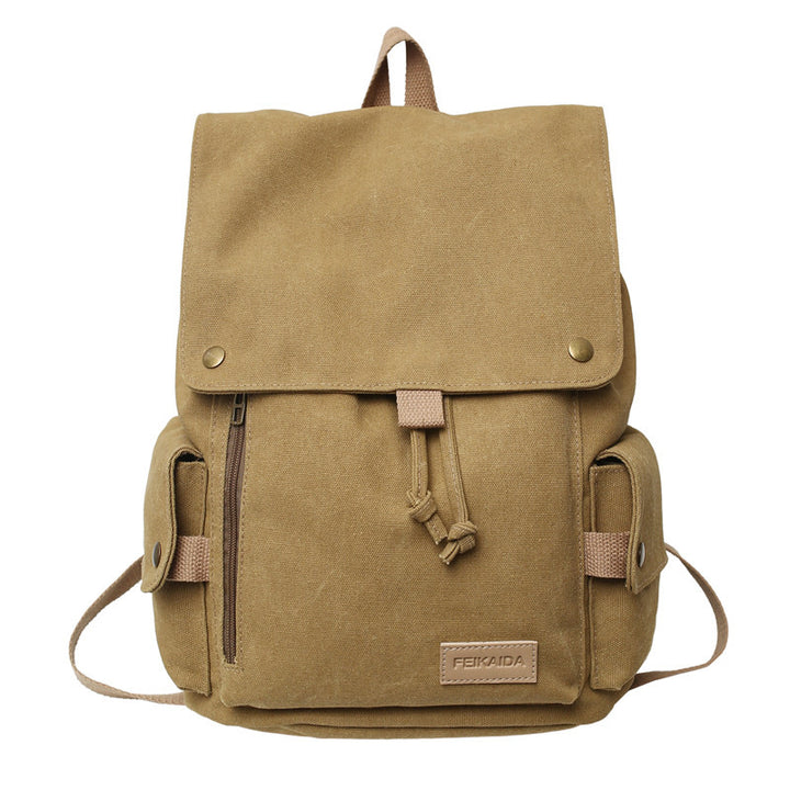 Rugged Canvas Hiking School Backpack Bowlift