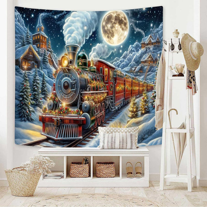 Christmas-Themed Wall Tapestry