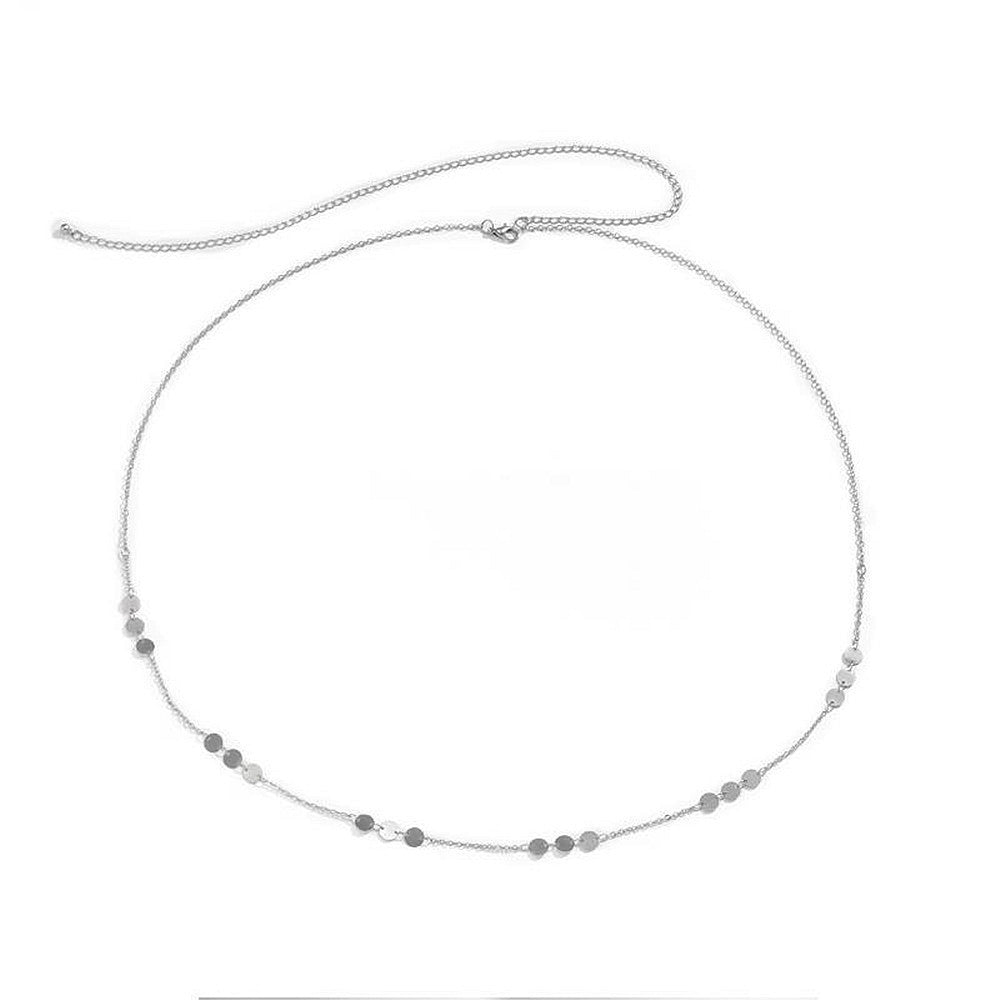 Delicate Beaded Chain Necklace Bowlift