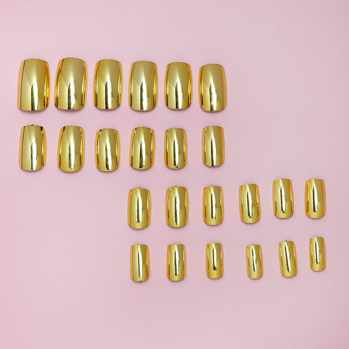 Glossy Press-On Nails Set Bowlift