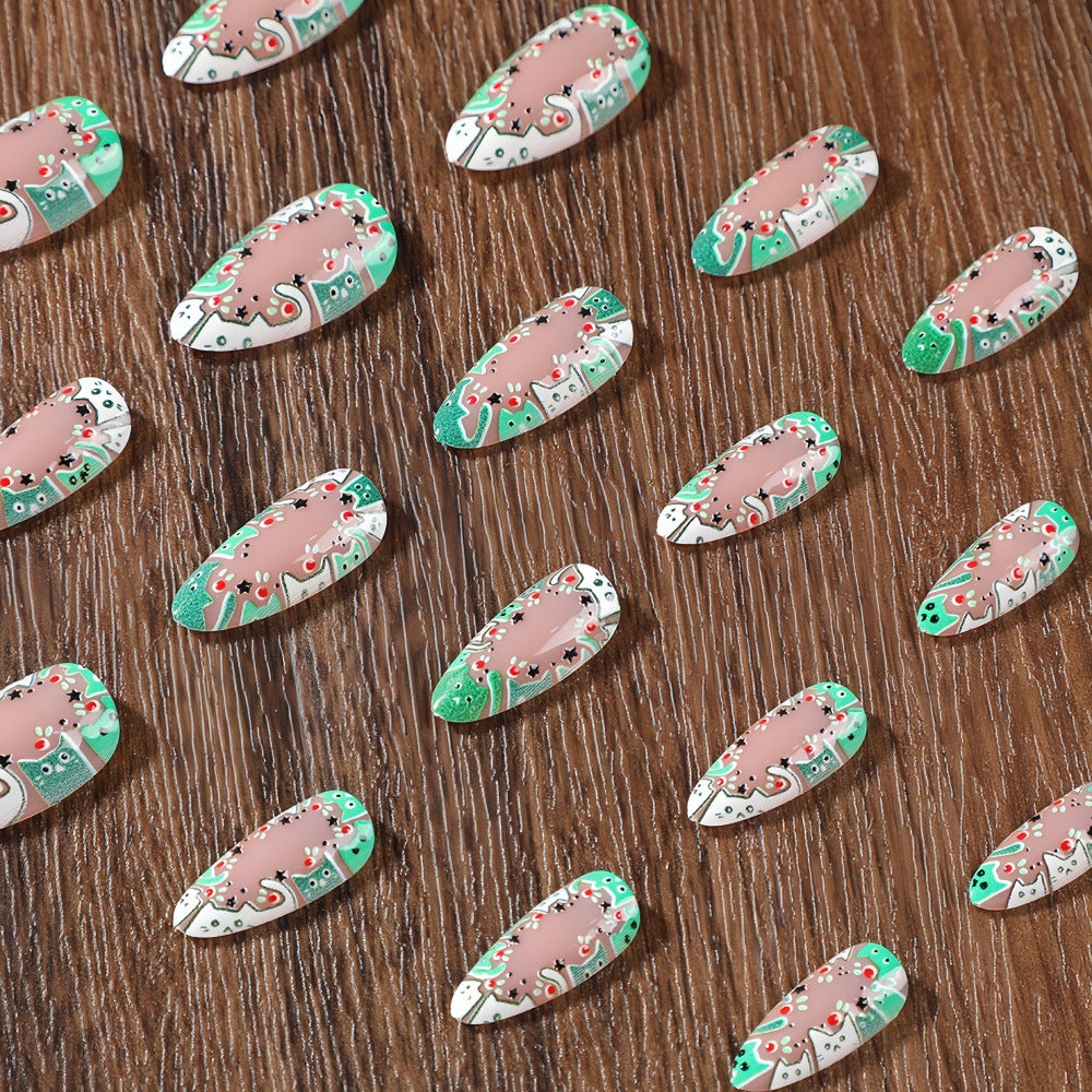 Artificial nail tips in creative design Bowlift