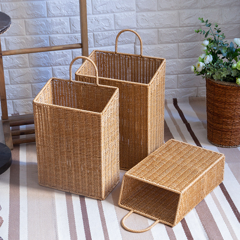 Handwoven Rectangular Storage Hamper Bowlift