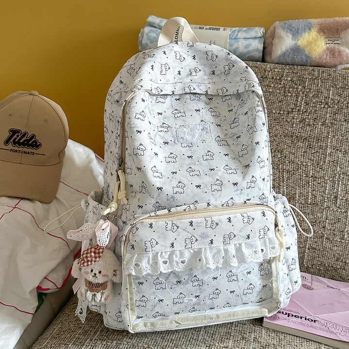Cartoon-Themed Large Capacity Backpack