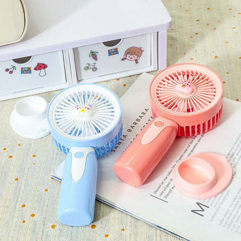 Women's Compact Hand Fan with Ergonomic Design and USB Charging Function Bowlift