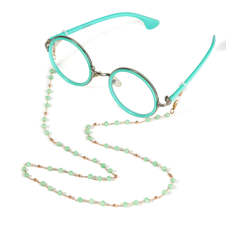 Beaded Eyewear Retainer Chain Bowlift
