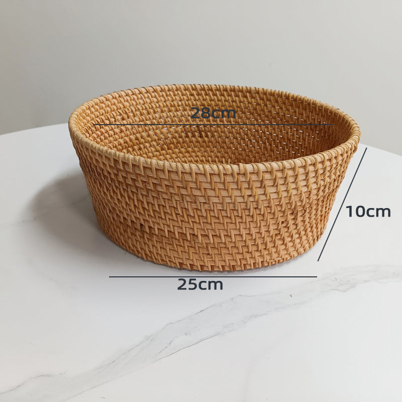 Handmade Woven Bread Basket Bowlift