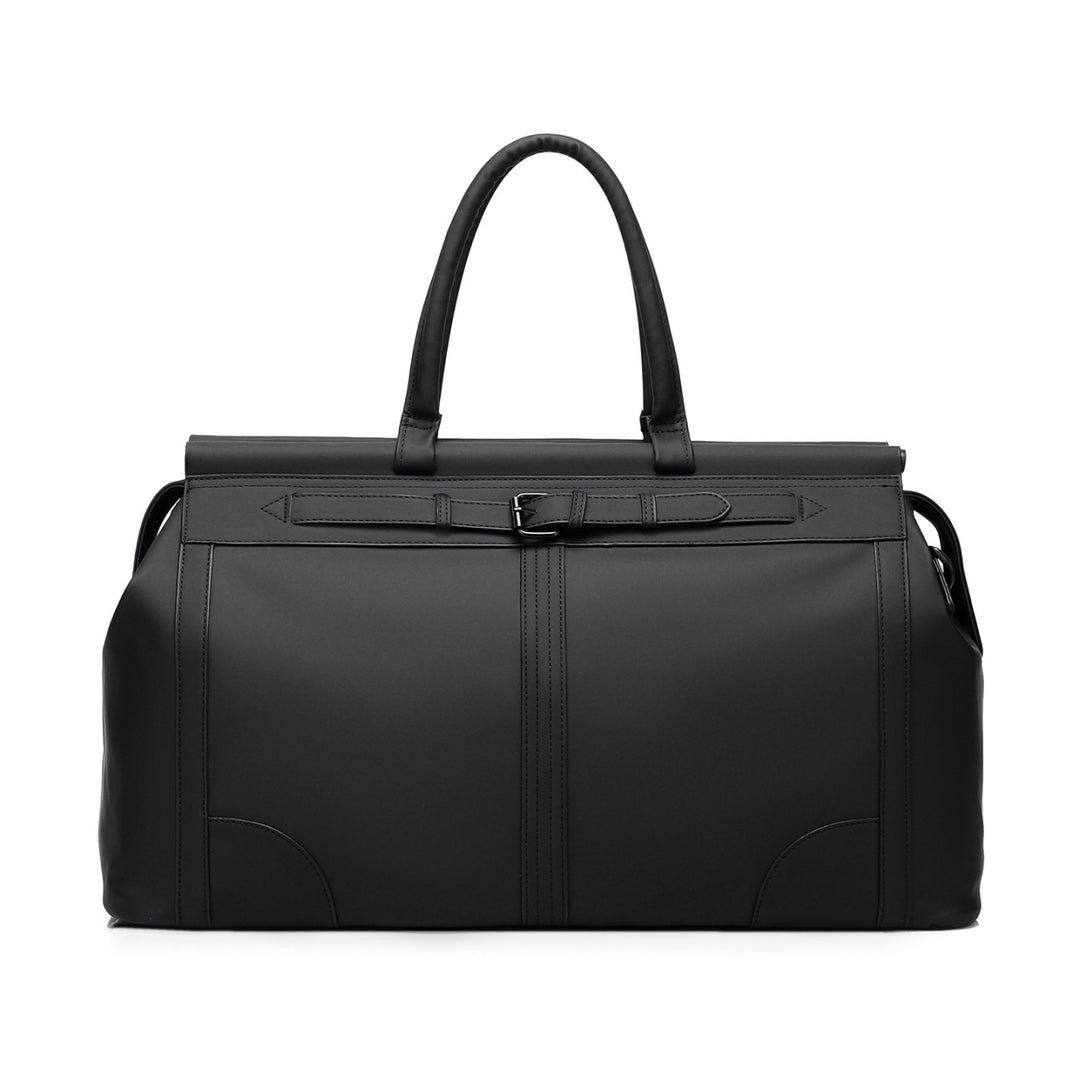 Stylish Leather Travel Weekender Bag Bowlift