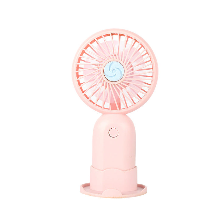 Unisex Portable Hand Fan with Ergonomic Design and USB Connection Bowlift