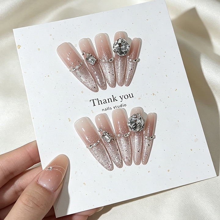 Elegant Press-On Nails Bowlift