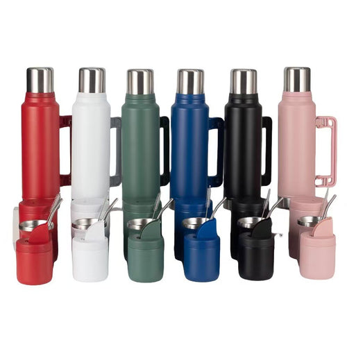Women Stylish Thermos with Practical Drinking Cup Set Bowlift
