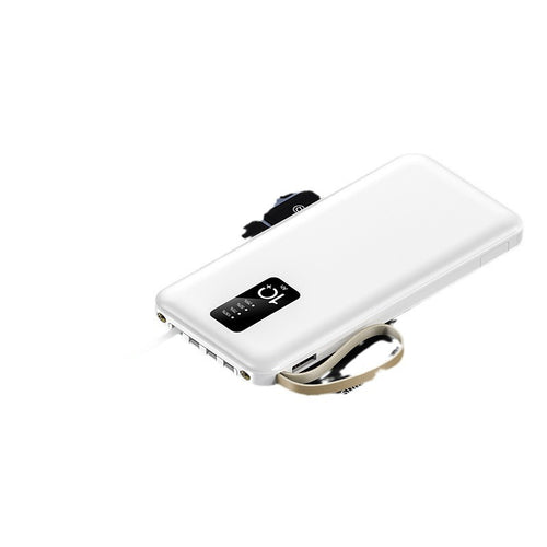 Multifunctional Power Bank with Integrated Cable System Bowlift