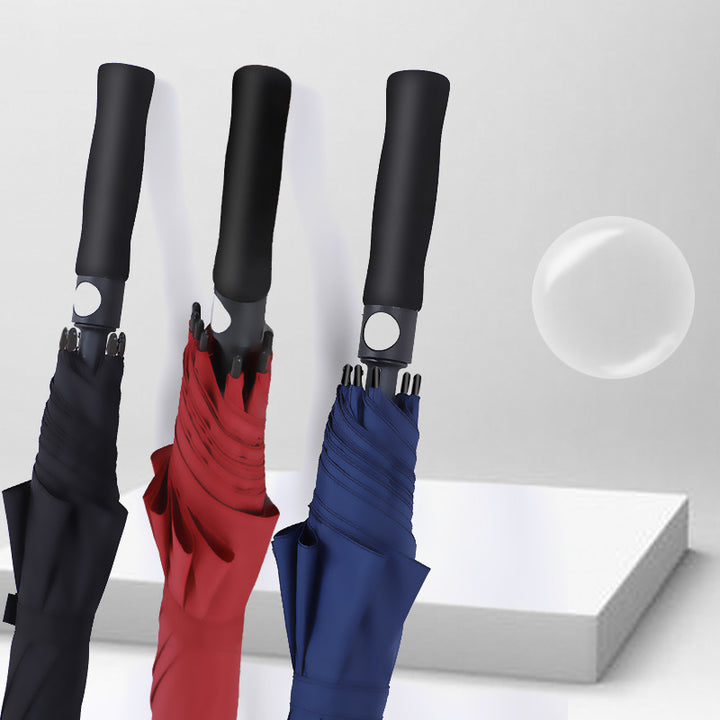 Women's Automatic Golf Umbrella with Ergonomic Handle Bowlift