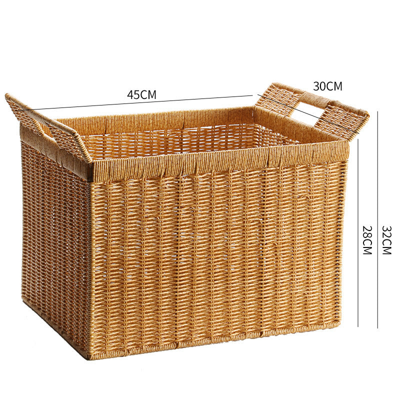 Unisex Versatile Storage Basket with Practical Handling Bowlift